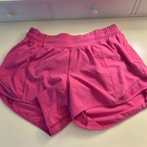 pink lululemon shorts